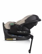 easyGO Set scoica auto reclinabila si baza isofix rotativa Buz XTD Pro Taupe i-Size omologat R129 pentru copii de 40-87 cm