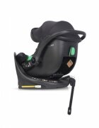 easyGO Set scoica auto si baza isofix rotativa Buz Pro i-Size omologat R129 cu tetiera reglabila in inaltime copertina ajustabila pentru copii intre 40-87 cm sau 0-13 kg Ink