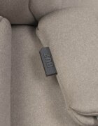 easyGO Set scoica auto si baza isofix rotativa Buz Pro i-Size omologat R129 cu tetiera reglabila in inaltime copertina ajustabila pentru copii intre 40-87 cm sau 0-13 kg Taupe