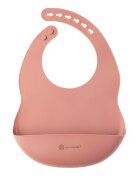 Eco Rascals Bavetica din silicon roz Ecorascals