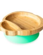 Eco Rascals Farfurie din bambus Buburuza verde
