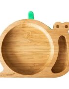 Eco Rascals Farfurie din bambus Melc verde