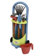 Ecoiffier Carucior de gradina cu instrumente de gradinarit