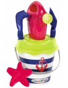 Ecoiffier Set de joaca pentru copii cu 5 piese jucarii de nisip Marine