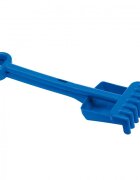 Ecoiffier Set lopata si grebla albastra 50 cm