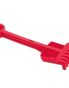 Ecoiffier Set lopata si grebla rosie 50 cm