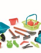 Ecoiffier Set roaba cu masina de tuns iarba