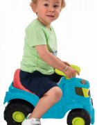 Ecoiffier Set tractor ride cu remorca si cositoare