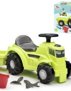 Ecoiffier Tractor ride on cu remorca 85 cm