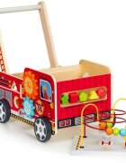 Ecotoys Antemergator educational cu blocuri din lemn TL09025