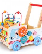 Ecotoys Antemergator educational din lemn 2 in 1 Ambulanta HM015524