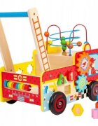 Ecotoys Antemergator educativ Pompieri blocuri labirint multicolor