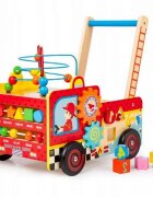 Ecotoys Antemergator educativ Pompieri blocuri labirint multicolor