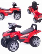 Ecotoys Atv pentru copii fara pedale Goodyear 551-G Rosu volan interactiv cu sunete spatiu de depozitare greutate admisa 25 kg