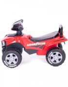 Ecotoys Atv pentru copii fara pedale Goodyear 551-G Rosu volan interactiv cu sunete spatiu de depozitare greutate admisa 25 kg