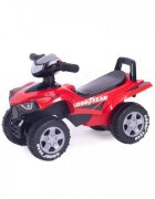 Ecotoys Atv pentru copii fara pedale Goodyear 551-G Rosu volan interactiv cu sunete spatiu de depozitare greutate admisa 25 kg