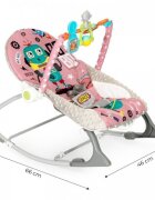 Ecotoys Balansoar 2 in 1 cu vibratii si sunete 27245