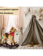 Ecotoys Balansoar cu roti calut cu sunete