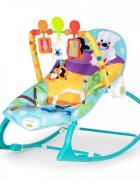 Ecotoys Balansoar cu vibratii 2 in 1 8615 turcoaz