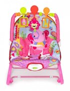Ecotoys Balansoar cu vibratii 2 in 1 8617 roz