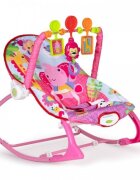 Ecotoys Balansoar cu vibratii 2 in 1 8617 roz