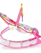 Ecotoys Balansoar cu vibratii 2 in 1 8617 roz