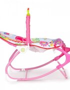 Ecotoys Balansoar cu vibratii 2 in 1 8617 roz