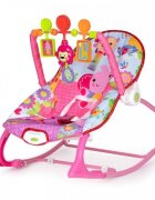 Ecotoys Balansoar cu vibratii 2 in 1 8617 roz