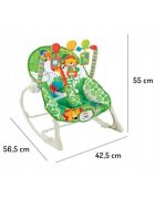 Ecotoys Balansoar cu vibratii 3 in 1 8616 Jungla