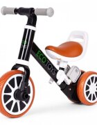 Ecotoys Bicicleta 2 in 1 cu pedale detasabile 2 ani+ Negru greutate admisa 30 kg
