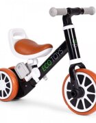 Ecotoys Bicicleta 2 in 1 cu pedale detasabile 2 ani+ Negru greutate admisa 30 kg