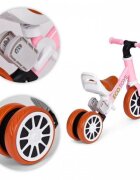 Ecotoys Bicicleta 2 in 1 cu pedale detasabile 2 ani+ Roz greutate admisa 30 kg