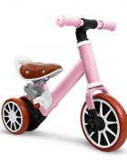 Ecotoys Bicicleta copii cu pedale detasabile LC-V1307 roz scaun ajustabil de la 29-33 cm roti din spuma EVA de la 2 ani pana la 20 kg