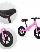 Ecotoys Bicicleta fara pedale cu roti din spuma EVA YM-BB-17 roz