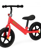 Ecotoys Bicicleta fara pedale JM 763 Rosu cu roti din spuma eva scaun reglabil pe inaltime 28-38 cm de la sol la sa recomandata copiilor incepand cu varsta de 3 ani