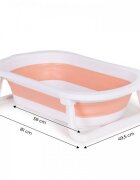 Ecotoys Cadita de baie cu dop de scurgere HA-B27 roz