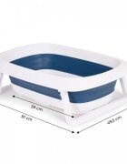Ecotoys Cadita de baie cu dop de scurgere HA-B31 albastru