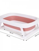 Ecotoys Cadita de baie cu dop de scurgere HA-B31 roz