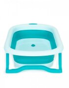 Ecotoys Cadita de baie cu dop de scurgere HA-B37 Albastru