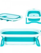 Ecotoys Cadita de baie cu dop de scurgere HA-B37 Albastru