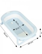 Ecotoys Cadita de baie cu dop de scurgere HA-B37 Gri