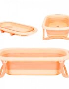 Ecotoys Cadita de baie cu dop de scurgere HA-B37 Roz