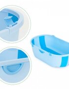 Ecotoys Cadita de baie cu dop de scurgere HA-B46 Albastru