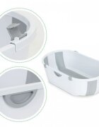 Ecotoys Cadita de baie cu dop de scurgere HA-B46 Gri