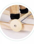 Ecotoys Calut balansoar cu roti si sunete XL-106W bej