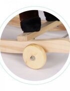 Ecotoys Calut balansoar cu roti si sunete XL-106W ciocolatiu