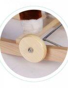 Ecotoys Calut balansoar cu roti si sunete XL-106W maro
