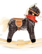 Ecotoys Calut balansoar cu sunete si coada in miscare XL-106 gri