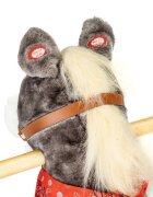 Ecotoys Calut balansoar cu sunete si coada in miscare XL-106 gri