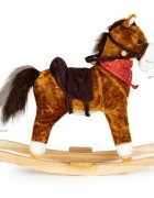 Ecotoys Calut balansoar cu sunete si coada in miscare XL-106 maro